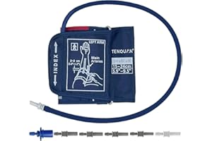 TENQUAN Blood Pressure Monitor Small Cuff 5.9"-9.5" (15-24cm), Blood Pressure Machines Home Use Small Cuff with Connector for Small Arm Only Bp Cuff Not Included Machine