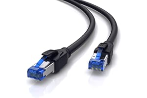 CSL-COMPUTER CSL kabel sieciowy 2 m CAT 8.1 40 Gb/s - LAN kabel krosowy kabel do transmisji danych - CAT 8 High Speed Gigabit Ethernet Cable - 40000 Mbits prędkość światłowodowa - S/FTP PIMF ekranowanie wtyczka