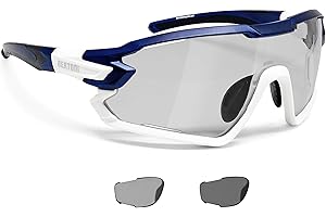 Bertoni Occhiali Ciclismo Running MTB Sci Paddel Tennis Sport Polarizzati Fotocromatici mod. Quasar