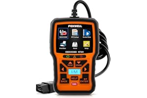 Professional/DIY OBD2 Scanner Car Fault Code Reader Auto Diagnostic Scanner Tool Engine Tester for UK US European and Asian OBD II/EOBD Protocol Vehicle (Foxwell NT301 )