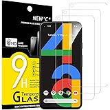 NEW'C 3 Stück, Panzer Schutz Glas für Google pixel 4a 4G, Frei von Kratzern, 9H Härte, HD Displayschutzfolie, 0.33mm Ultra-kl