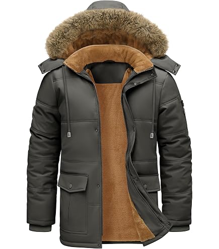 Giacca Softshell Invernale Uomo Wibell Con Cappuccio, Impermeabile E Antivento, Parka Lungo Leggero E Caldo