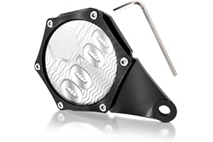 Newsmy Motorcycle Tax Disc Holder, Waterproof Metal Alloy Motorbike Permit Holder for Scooter with Allen Key(Black)