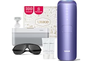 Ulike Air 3 Deluxe – Depiladora Luz Pulsada para Mujer y Hombre, Resultados Prácticamente Indoloros, Alternativa a la Depilación Láser, con Esterilizador UV y Gel de Aloe