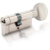 Kale Lock 164KTBSM Lock Hub، مصيدة - أسطوانة قفل مزلاج، برميل (68 مم، نيكل)