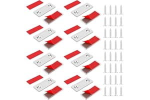 Jooheli Lot de 8 Loquet Magnétiques ultra fins pour armoire de cuisine Aimant porte Placard