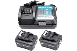 YASI MFG 2 sztuki BL1041B 4,0Ah akumulator z ładowarką 10,8 V-12 V DC10WD DC10SB do Makita 12 V akumulator BL1015 BL1041B BL1021B BL1016 4000 mAh