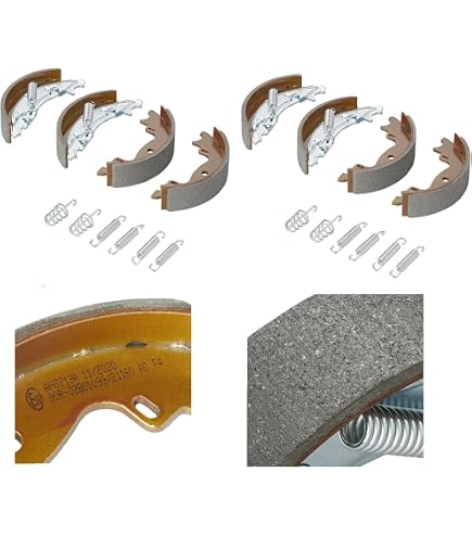Jeu De Mâchoires De Frein 200 X 50 Mm Pour Remorque Knott - Compatible Freins à Tambour
