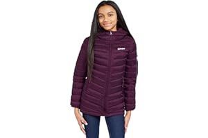 Berghaus Unisex Kids’ Longline Kirkhale Hooded Baffle Jacket - Water Repellent Insulated Winter Warm Coat For Boys & Girls