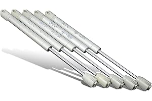 GTV 2 x Gas Pressure Dampers, Gas Springs, 100N, Silver, Front/Rear, Lift Support