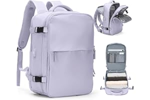 HPLQQ Mochila Viaje Cabina Avion 40x20x25 para Ryanair Mochilas para Mujer Bolsa de Cabina 45X36X20 Equipaje de Mano Cabina Avion Mochila de Senderismo Mochila Impermeable Cabina Mochila