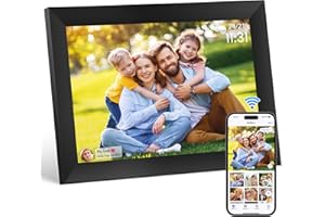 Ekasoco 10.1 Inch Digital Photo Frame WiFi, 1280x800 IPS Touchscreen Digital Picture Frame 32GB Built-in Storage, Auto-Rotate, EasySetup, Share Photos & Videos Anywhere via Uhale APP