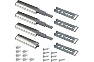 RUDIS-SPAREPARTS Drucktüröffner passend als Ersatzteil für IKEA UTRUSTA METOD Schrank Push to Open Schranktür Türdämpfer (4 Stück)