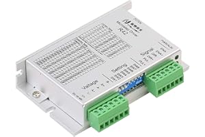 RTELLIGENT Nema 17 Stepper Motor Controller Mini 2 Phase 0.3-2.2A 24-48VDC Hybrid Board Stepping Motor Driver