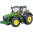 John Deere 8R 370 Tractor Replica, John Deere Tractor Replica Compatible with 1:32 Scale Farm Animals and Toys, Suitable for Collectors & Children from 3 Years