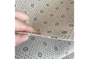 QOTSTEOS Tufting Cloth, Non-Slip Carpet Backing, Fabric Cloth for Tufted Carpets, Protective Cushion, DIY (Size: 1.5m x 2m, White, Polyester)