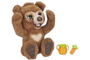 HASBRO FurReal Cubby, Ciekawski Niedźwiadek, interaktywna zabawka pluszowa, wiek: od 4 lat