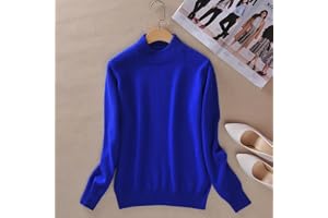 BEQUAH Ulltröja kashmir bomullsblandning halv polokrage kvinnor pullover höst vinter jumper vardagskläder basic varm stickad tröja dra kvinna