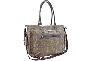 Vital Innovations GmbH Kalencom Handtasche Umhängetasche stilvolle Baby Wickeltasche mit Wickelauflage, Aufbewahrungsbeutel, Isoliertaschen und Halterung für Kinderwagen für Mama & Papa Paris