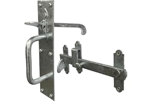 IRONTITE® Suffolk Latch Galvanised, Garden Gate Latch For Wooden Gates, Ideal Garden Gate & Door Latch For Keeping Gates Shut, Heavy Duty Garden Gate Latches (Galvanised)