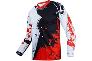 JPOJPO Kids Cycling Jersey Downhill Shirts 4-14 Years Girls Boys Bike MTB Child Clothing Long Sleeve Powersports Bicycle BMX Tops