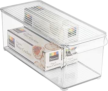 iDesign Fridge/Freeze Binz Kühlschrankbox mit Deckel
