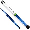 Asyxstar Golf Alignment Sticks - Golf Sticks Alignment Aid 48" Golf Alignment Rods 2 Pack for Aiming, Putting, Full Swing Trainer, Posture Corrector Golf Training aid with Clear Tube Case