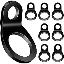 Anneaux D'arrimage En D En Acier Inoxydable - Lot De 8 - Capacité 200kg Chacun - Pour Remorques, Camions, Kayaks, Outils...