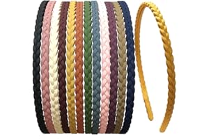 12pcs 6mm Thin Headbands for Girls Women Plastic Headbands with Teeth Skinny Headbands for Kids Teens by Yazon