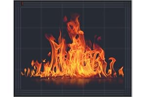 FOSLUOC Fireplace Cover, Fireplace Blanket Stops Cold Air Heat Loss for Winter Summer, Indoor Fireplace Draft Stopper (39" W x 32" H,Orange)