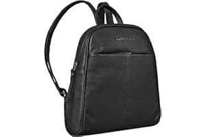 STILORD Charlotte stylowy skórzany plecak damski, mały plecak miejski, plecak vintage, mała torba na co dzień, na zakupy, skóra naturalna