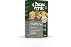 Il Paese Verde Attivatore Di Compostaggio 1kg - Attivatore Compostaggio In Polvere, Velocizza Il Processo Di Decomposizione, Limita Gli Odori.