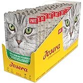 JOSERA Paté Duck & Chicken with Parsley (16 x 85 g) | Adult | Premium Wet Food for Adult Cats | Pate Duck & Chicken | Salmon 