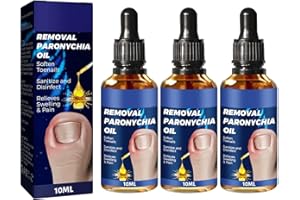 ASHOPFUN German Toenailcare Removal Paronychia Oil, Care Oil for Removing Paronychia, Toenail Treatment Best Nail Repair Solution,Nail Renewal Liquid for Damaged & Discoloration Nail (3pcs)