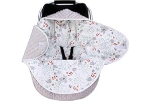 MIRACLE BABY winter baby swaddle blanket wrap for seat newborn Cotton 0-3 Months 0-12 Months for Boys Girls Universal