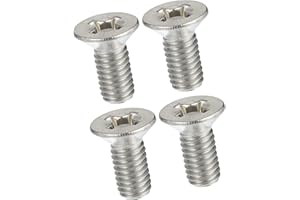 A ABSOPRO Brake Disc Rotor Screws Retaining Hardware Bolts Kit (Set of 4)