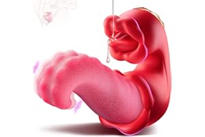 CONTITOP Vibradorador mujer Juguetes eróticos, Lengua silicona Vibrador Consoladores.. para mujer con vibración con 10 modos de oscilación, Juguetes sexuales Eroticos Vibradorador clítoris Mujer Vibradores