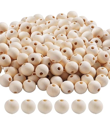 Lot De 100 Perles En Bois Anciennes – Couleur Olive Marron – Fabrication Française Régionale – Occasion Fond De Stock
