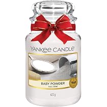 Yankee Candle Candela profumata in giara grande | Baby Powder ...