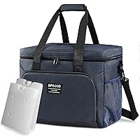SPGOOD 20L/30L/40L Kühltasche Gross Thermotasche Groß Picknicktasche 2/4/6 Personen Lunchtasche Isoliertetasche Cooler…