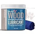 SMAPHY Wood Drawer Lubricant for Home DIY Projects, Multi-Purpose Semi Paste Wax for Wood to Reduce Frictions of Drawer Slide, Door Hinge Lubricant for Preserving Furniture & Restoring Wooden Slide