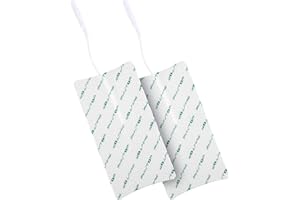 PHYTOP Elettrodi per Tens 5x10cm, Elettrodi per Elettrostimolatore Riutilizzabili Autoadesivi per Sollievo dal Dolore, Compatibili con la Maggior Parte degli Apparecchi di Stimolazione Muscolare EMS, 12 pz.