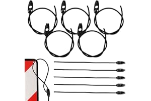 BUOSHUO 10 Tensores Elásticos 100 cm,Pulpos Elasticos para Placa V20,Longitud Ajustable