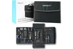Creality Kit di strumenti per stampanti 3D, 74 pezzi per la stampa 3D, kit di montaggio, rimozione/filamento, set di accessori per stampanti 3D, per tutte le stampanti FDM, pulizia stampa