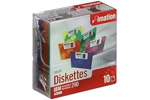 Imation - 10 x Floppy Disk - 1.44 MB - green, blueberry, tangerine, lime, raspberry - PC - storage media