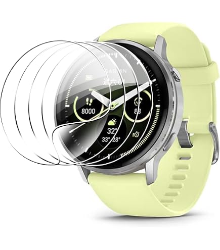 Pack De 4 Protectores De Pantalla Para Garmin Venu 3s / Venu 4 (41mm) - Película De TPU Ultrafina (0.12 Mm), Antiarañazos, Antihuellas Y Con Tecnología Autoregenerante