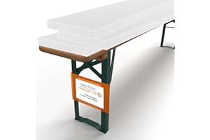 ‎SAARSCHAUM saarschaum • Schaumstoff Polster für Bierbank • Auflagen für Bierzeltgarnitur & Festzeltgarnitur • 220x25x2 cm RG 3555 mittelfest • bequem und langlebig