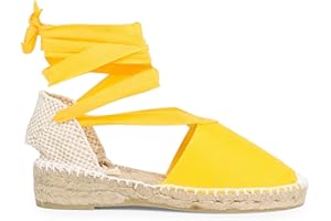 Pisamonas Espadrilles pour Femme et Enfant en Couleur Unie