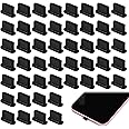 NQEUEPN 50pcs USB C Dust Plug, Type C Anti Dust Plugs Silicone USB C Port Cover Cap Charging Port Protector Type C Compatible with iPhone 15 Samsung Galaxy Pixel MacBook All Type C Ports