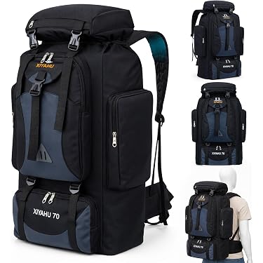 Sac à Dos Pliable Ultra-léger Imperméable Pour Randonnée, Voyage, Camping – Homme, Femme, Enfant, Noir